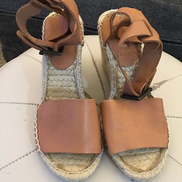 PICON GENUINE LEATHER WEDGE ESPADRILLE - Picture 4 of 8